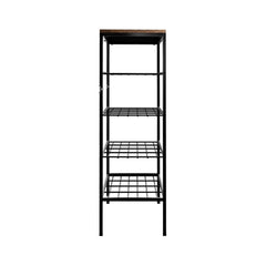 Artiss Shoe Rack 5-tier 25 Pairs Walnut Bob