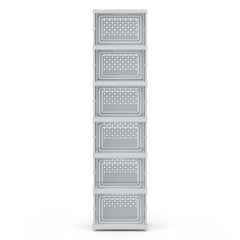 Artiss Foldable Shoe Rack Organizer 6 Tier Storage Shelf Hallway