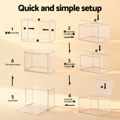 Artiss Clear Acrylic Display Case Dustproof Protection Box For Toys 27CM