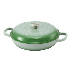 5-Star Chef 3.3L Enameled Cast Iron Dutch Oven Pot with Lid for Sourdough Bread Baking