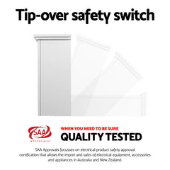 Devanti Electric Fireplace Fire Heater 2000W White