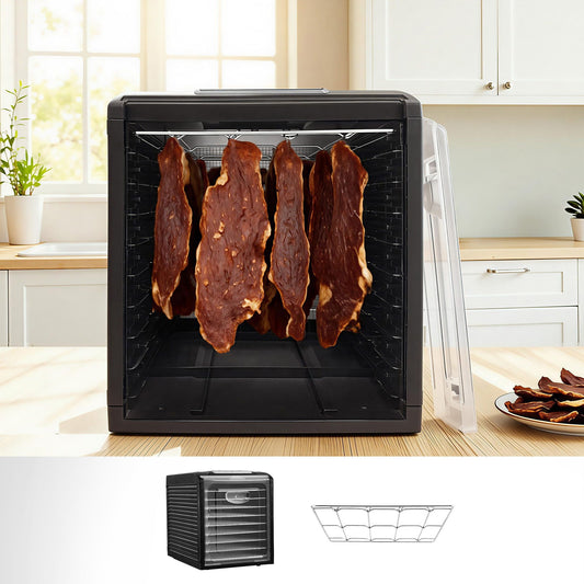 Devanti 9 Trays Food Dehydrator with Hanging Stainless Steel Tray