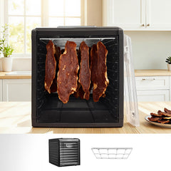 Devanti 9 Trays Food Dehydrator with Hanging Stainless Steel Tray