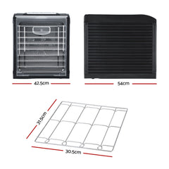 Devanti 9 Trays Food Dehydrator with Hanging Stainless Steel Tray