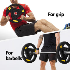 Everfit Weight Plates Standard 25kgx2 Dumbbells Barbells Plate Weight Lifting Home Gym