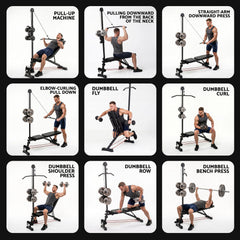 Everfit Adjustable Weight Bench Foldable Multi-Function Weight Bench