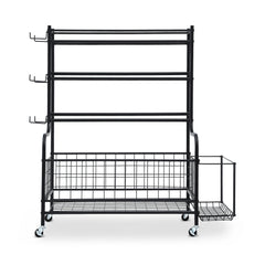 Everfit Dumbbell Rack Weight Rack for Dumbbells Home Gym Storage Black