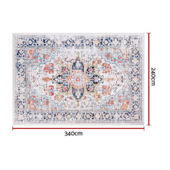 Artiss Floor Rug 240x340cm Large Washable Carpet