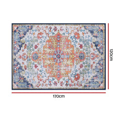 Artiss Floor Rug 120X170cm Large Washable Geometric Area Rug Modern Carpet Mat