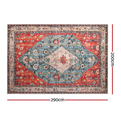 Artiss Floor Rug 200X290cm Large Washable Area Rug Modern Living Room Carpet Mat