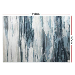 Artiss Rug 160x230cm Area Rug Washable Mat Large Carpet Soft Short Pile Poca