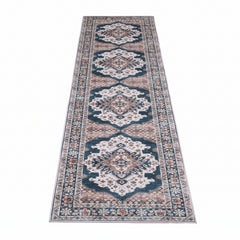 Artiss 60 x 300 cm Washable Runner Area Rug No Hard Glue Quilt-Like Soft for Home Decor, 0.5cm Ultra-Thin Pet Friendly Bohemian Medallion Bedroom Carpet