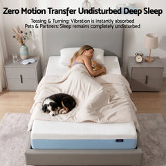 Giselle 22cm Cooling Gel Memory Foam Mattress Single Medium Firm