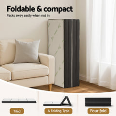 Giselle Foldable Mattress Folding Foam Mattresses Bamboo Double
