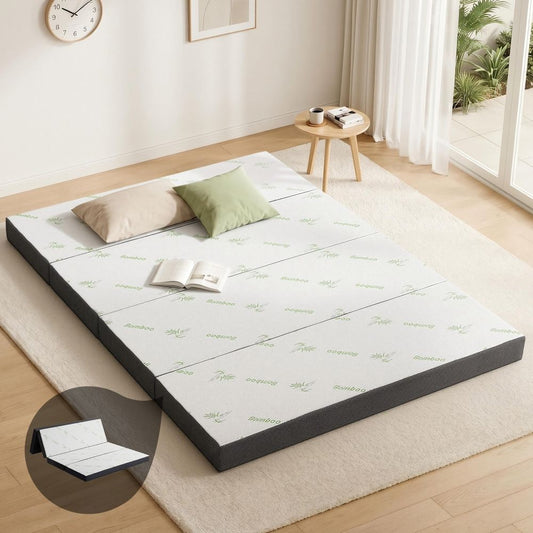 Giselle Bedding Foldable Mattress Folding Foam Queen Bamboo
