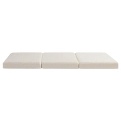 Giselle Bedding Foldable Mattress Fleece Portable 3-fold Folding Foam Mattresses