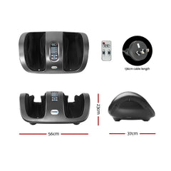 Livemor Foot Massager Shiatsu Massagers Electric Roller Kneading Leg Grey