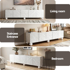 Artiss TV Unit Entertainment Unit Storage Cabinet 200cm White