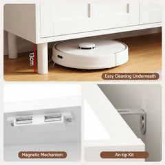 Artiss Shoe Rack Cabinet Storage Cupboard Adjustable Shelf White
