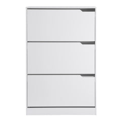 Artiss Shoe Rack Cabinet 24 Pairs Adjustable Shelf White