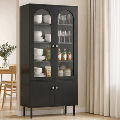 Artiss Buffet Sideboard Cupboard Cabinet Black
