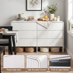 Artiss 6 Chest of Drawers Dresser Cabinet Beige
