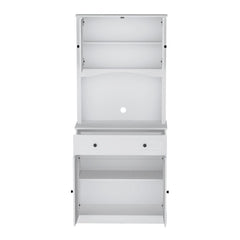 Artiss Buffet Sideboard Hutch Cabinet - BEINI White