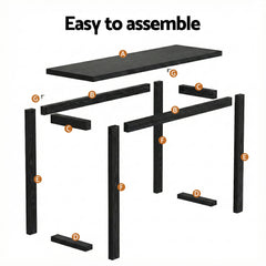Artiss Console Table 110CM Black