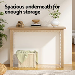 Artiss Console Table 110CM Pine