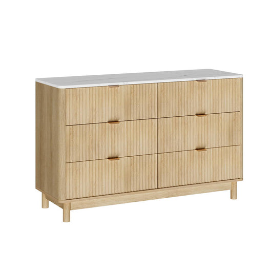 Artiss 6 Chest of Drawers Dresser Table Pine