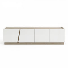 Artiss 180cm TV Unit Storage Cabinet Living Room Grayish white & Walnut