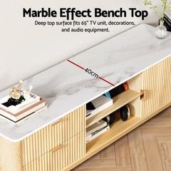 Artiss TV Unit Entertainment Unit Storage Drawer Shelf 150cm Pine