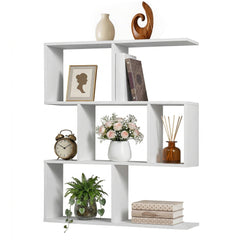 Artiss Floating Wall Shelf Bookshelf 3-Tier Display Storage Organiser White