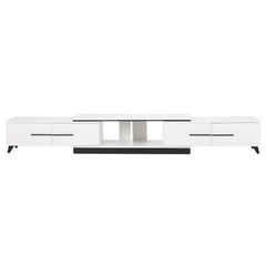 Artiss Extendable TV Cabinet Entertainment Unit Stand White