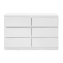 Artiss 6 Chest of Drawers Lowboy White
