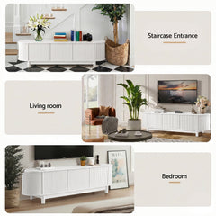 Artiss TV Unit Entertainment Unit Storage Cabinet 160cm White