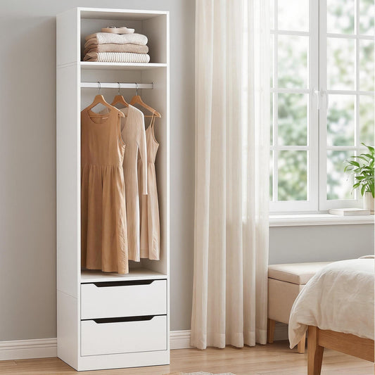 Artiss Wardrobe Clothes Closet Storage Organizer White