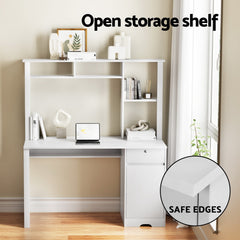 Artiss Computer Desk Office Study Desks Table Drawer Bookshelf Cabinet