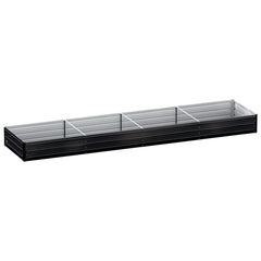 Green Fingers Raised Garden Bed 2 Pcs 210x90cm Planter Box Container Galvanised Metal Outdoor