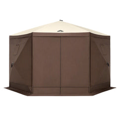 Instahut Gazebo Pop Up Tent 3.6x3.6m Outdoor Marquee Camping Screen w/Curtain Net