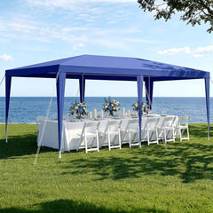 Instahut Gazebo 3x6m Wedding Party Marquee Tent Outdoor Event Camping Canopy Shade Blue