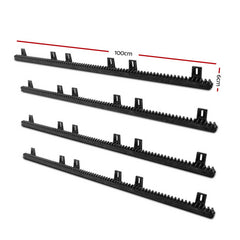 Sliding Gate Opener Rack Auto Remote Kit Heavy Duty Electric Security