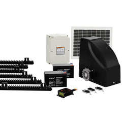 LockMaster Automatic Sliding Gate Opener Kit 10W Solar 6M 600KG