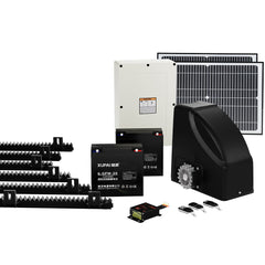 LockMaster Automatic Sliding Gate Opener Kit 40W Solar 6M 600KG