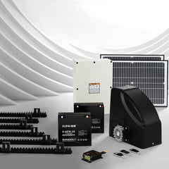 LockMaster Automatic Sliding Gate Opener Kit 40W Solar 6M 600KG