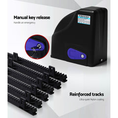 LockMaster Automatic Sliding Gate Opener Kit 6M 600KG