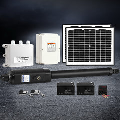 Single Swing Gate Opener 600KG 20W Solar Panel