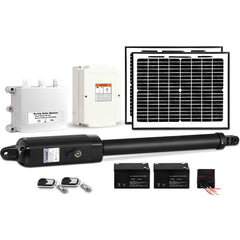 Single Swing Gate Opener 600KG 20W Solar Panel