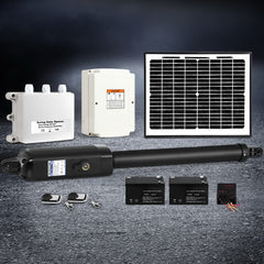 LockMaster Single Swing Gate Opener 500KG 10W Solar Panel