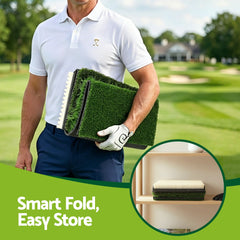 Everfit Golf Hitting Mat Practice Turf 4 in 1 Foldable Training Aid Backyard